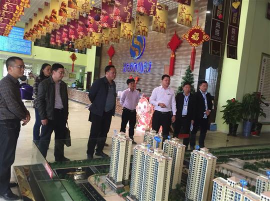 武宣县考察团领导参观考察武宣乐鱼在-乐鱼在线(中国)
商业中心项目